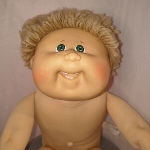 Mattel Plush Doll with Green Eyes and Tan Hair